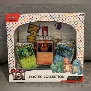 Pokemon TCG Scarlet & Violet 151 Poster Collection Box Sealed NEW